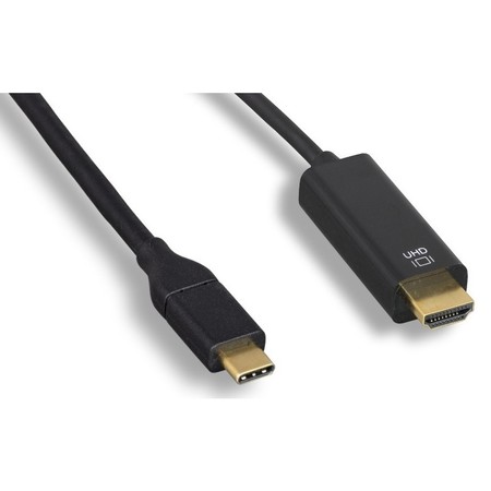 AXIOM MANUFACTURING Axiom Usb-C Male To Hdmi Male Adapter Cable - Black - 3Ft USBCMHDMIMK03-AX